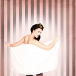 PIN-UP girl by Nikol Obrov� Photographer: Particie �en��kov�, make-up, vlasy: viz�istka Marika Jane�kov�, Retro foto Praha, 60. l�ta