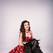 pin-up retro fotografie Praha fotografka Nikol Obrov�, viz�istka Eva Ceralov� pin-up foto