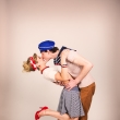 pin-up retro fotografie Praha fotografka Nikol Obrov, vizistka Eva Ceralov pin-up foto