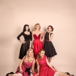 Pin-Up Girls z nat��en� pro po�ad Prima Hodinka, viz�istka Eva Ceralov�, Pin-Up fotografka Nikol Obrov� Praha