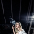 modelka: Kristina Pokorn�, make-up, vlasy: viz�istka Dominika Hor��kov�
