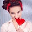 PIN-UP girl by Nikol Obrov� Photographer: Lucie �ern�, make-up, vlasy: viz�istka Eva Ceralov�, retro fotografie Praha