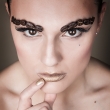modelka: Eva Ceralov�, Beauty by Nikol Obrov� Photographer, Make-up, vlasy: viz�istka Eva Ceralov�