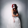 El D�a de los Muertos by Nikol Obrov� Photographer, make-up, vlasy: viz�istka Marika Jane�kov�, modelka: Andrea Kocmanov�, El D�a de los Muertos je mexick� sv�tek mrtv�ch, p�i kter�m je vyu��v�no i takov� l��en� jako karikatura smrtky