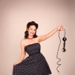 pin-up retro fotografie Praha fotografka Nikol Obrov�, viz�istka Eva Ceralov� pin-up foto