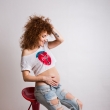 těhotenské focení, těhotenská fotografie Praha_fotografka Nikol Obrová